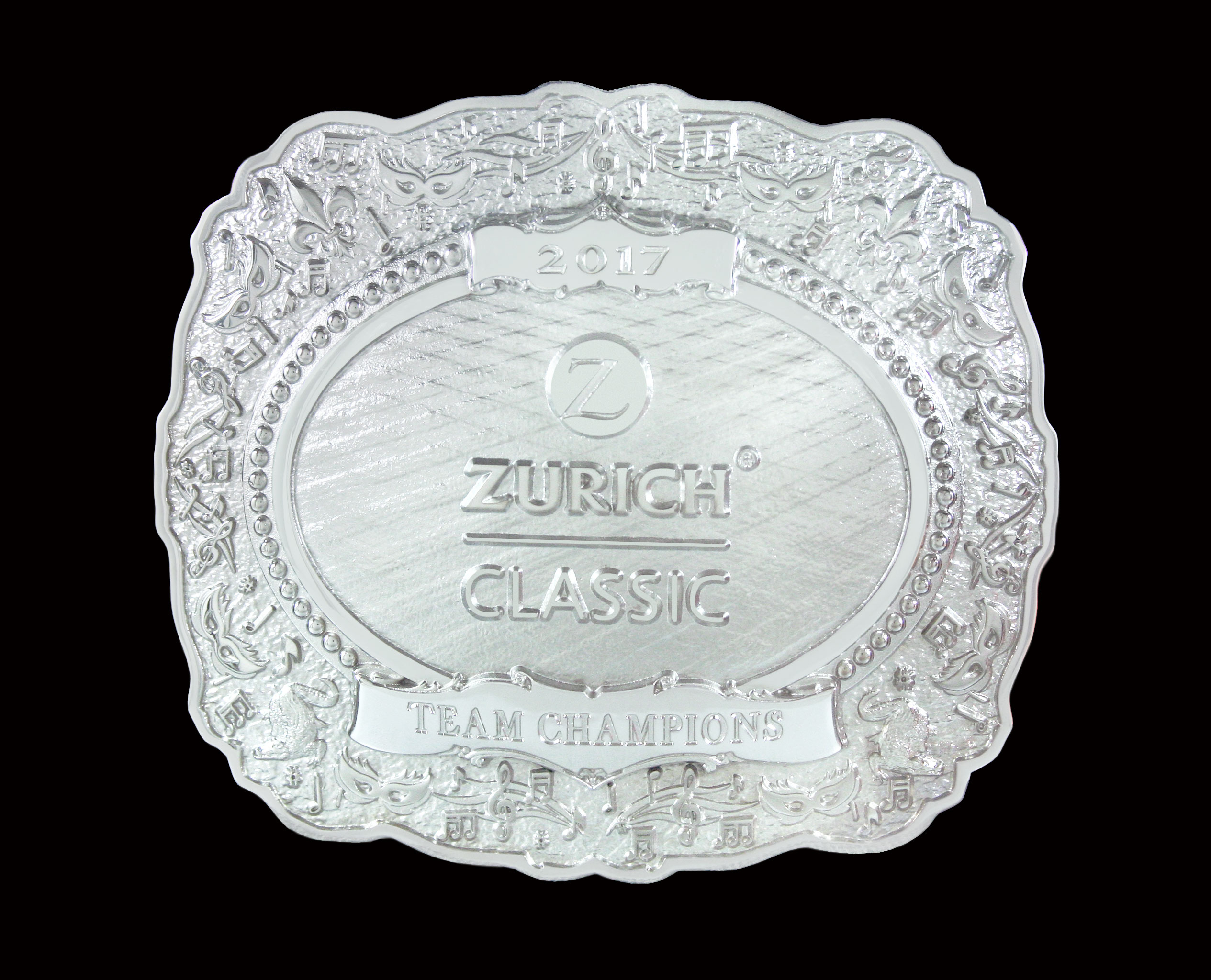 Zurich Classic Champion buckle made by Malcolm DeMille